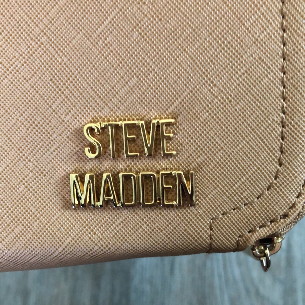 Steve Madden Cute Purse With Scarf And Gold Chain Nwot Gem